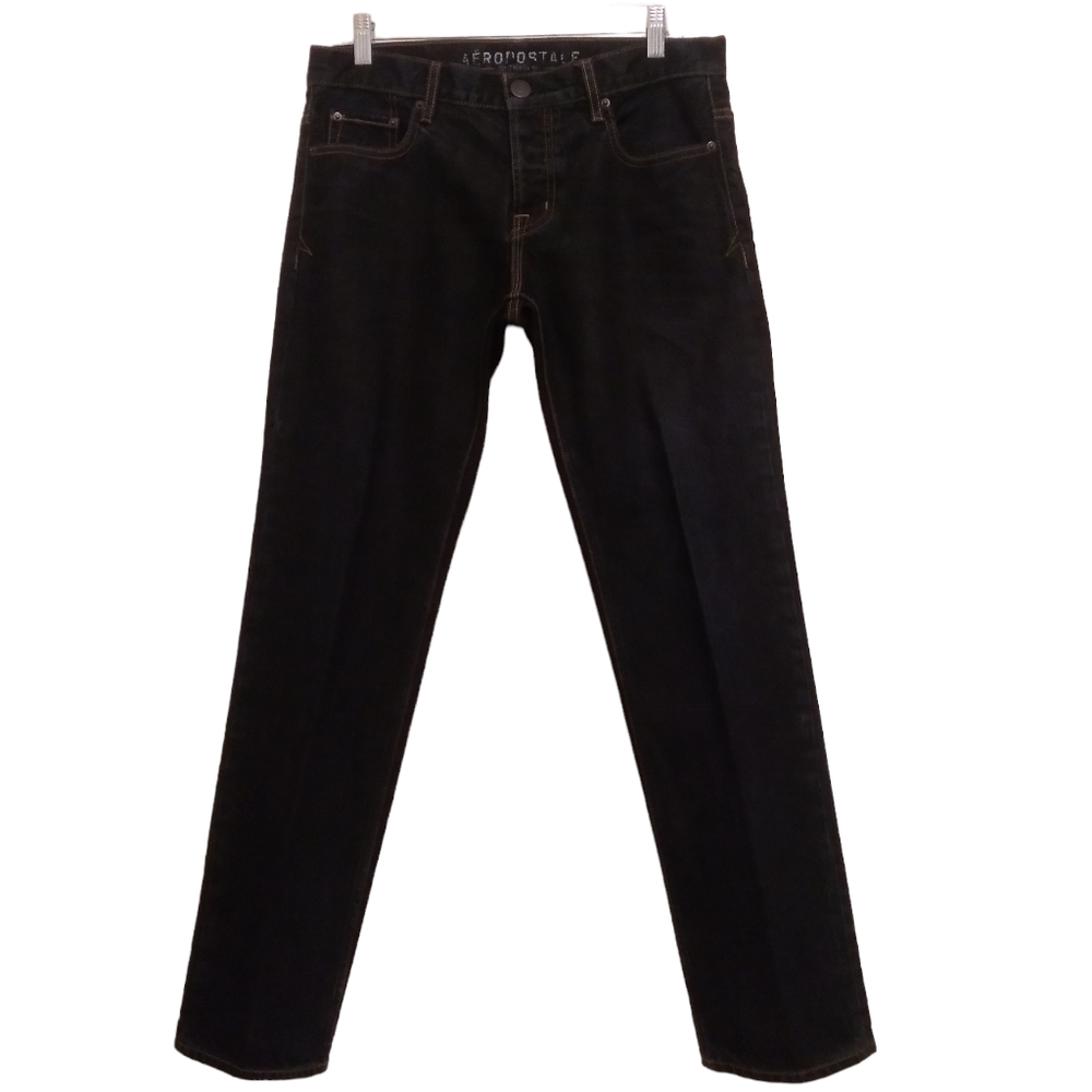 Aeropostale Vintage, Button Down, Slim Straight Leg, Men's Jeans